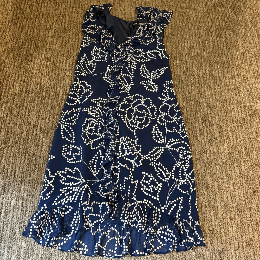 Karl Lagerfeld Blue Dress